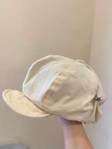 Vintage Newsboy Cap, Face-Flattering Design, Casual Versatile, Essential Retro Artistic Accessory For Women, Breathable And Comfortable, Artist Style - Multicolor - View 12