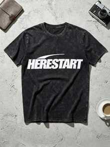 Women's Casual Cotton Short Sleeve T-Shirt With Round Neck, Regular Fit For Everyday Streetwear Style - 黑色 - 查看 1