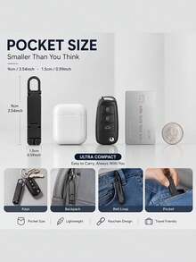 Giá đỡ điện thoại di động gấp gọn, móc khóa mini giữ điện thoại kèm kẹp lò xo, giá đỡ du lịch nhỏ gọn, tương thích với Apple và tất cả smartphone lên đến 20.32cm - Nhiều màu - Xem 7