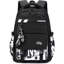 Sac à dos pour garçon – Un sac d'école pour garçons et adolescents, adapté comme sac à dos pour le collège ou pour les voyages. - A - Voir 1