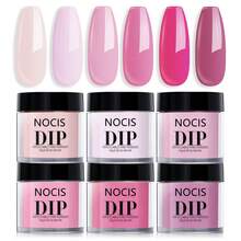 NOCIS 6色浸粉美甲套組 - 壓克力浸粉DIY美甲套件，春夏馬卡龍色調，持久配方，無需UV燈 - 彩色 - 查看 10