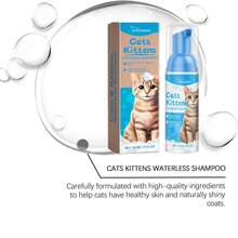 YEGBONG Cat Cleaning Mousse, Cat Cleaning Foam, Pet Care Gentle Non-Irritating Cleaning Mousse - View 6