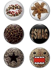 Fun Pattern Badge Brooch, Women's Badge, Pin Brooch, Bag Charm, Clothing Accessory, Fun Gift For Friends, Family, Teachers And Classmates - Multicolor - View 1