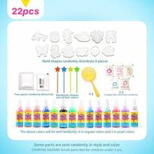 DIY Magic Water Fairy Toy Set - Water Fairy Gel Kit With Colorful Solution And Molds, Water Bead Creative Toy, Suitable For Children's Party And Gift - Multicolor - View 11