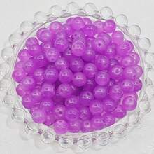 100pcs/8mm Smooth Round Beads Spacer Beads, Suitable For DIY Jewelry Making, Perfect For Bracelets And Necklaces, Decorative Beads, Smooth Round Beads, 24 Colors Available - Multicolor - View 33