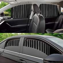Magnetic Car Sunshade Window Curtains Auto Window Sun Shade Privacy Sun UV Protection Window Shield Car Interior Accessories - A - View 3