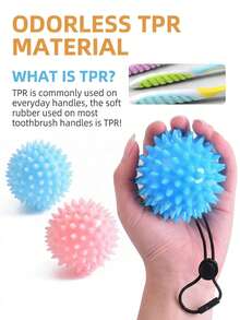 4-Finger Spiky Ball For Hand Exercise, Stress Relief, And Training - Multicolor - View 11