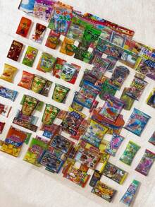 Japanese Retro Snack & Food Stickers, Waterproof Cute Anime Stickers, Suitable For Scrapbooking, Stationery, Children's Use - Multicolor - View 7