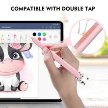 Silicone Protective Sleeve Compatible With Apple Pencil Pro And 2nd Generation, Silicone Protective Sleeve With IPencil Pro - Multicolor - View 6