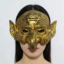 Halloween Carnival Party Stage Easter Carnival Party Realistic Witch Mask Cosplay Green Witch Mask - View 13