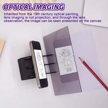 Tracing Drawing Board Sketching Painting Book Optical Projection Copying Table Stand For Phone And Tablet, Drawing Easel - Multicolor - View 5