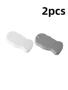 2pcs Exfoliating Shower Sponges, Soft Body Scrubber With 3D Fish Scale Texture, Gentle Bath Sponge For Shower & Bath, Rich Lather, Easy Grip, Reusable Bath Accessories - Multicolor - View 15