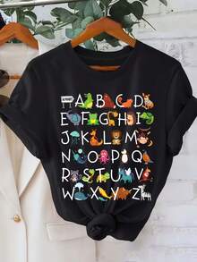 Men T-Shirts - 黑色 - 查看 1