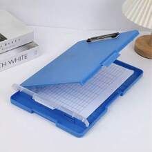 Multifunctional Folder, A4 Size Plastic Clipboard With Storage Space, Nurse Clipboard With Independent Pen Slot, Multifunctional Document Clipboard With Writing Pad, Large Capacity For Papers, Files And Documents, Suitable For Office Work - Folder - View 15