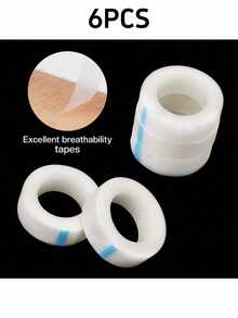 6 Rolls PE Eyelash Extension Tape 9m Mini Transparent PE Tape Under Eye Eyelash Tape Makeup Set Eyelash/Eyelash Tools/10 Rolls PE Extension Tape Eyelash Adhesive Tape Under Eye Pad - Multicolor - View 10
