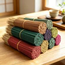 100支/包 香氛香棒－檸檬草、薰衣草、檀香、茉莉、鼠尾草、玫瑰、龍血香調－天然香棒，適用於芳香療法、瑜伽、冥想、居家與辦公空間 - 100支 - 查看 2