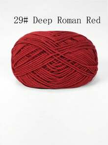 4-Ply Milk Cotton Yarn For Crocheted Blanket, Clothes, Handbag, Slippers, Various Color Combinations, 50g Per Piece, Autumn And Winter Crocheted Scarves, Hats, Sweaters, Etc. DIY Gifts, Suitable For Beginners - Multicolor - View 76