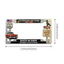 Veteran Memorial Frame License Plate Commemorative Frame Iron Art Craft Decorative Ornament - Multiple Styles - View 14