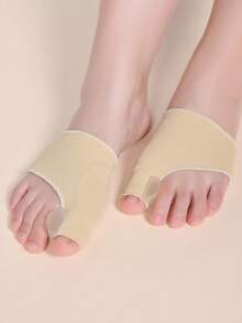 COSYLEE 1 Pair/3 Pairs Toe Pads, Forefoot Cushion, Comfortable Breathable Toe Covers, Washable And Reusable - Beige-external - View 5