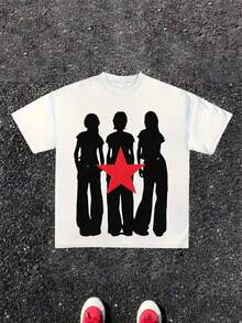 Women T-Shirts - 黑色 - 查看 5