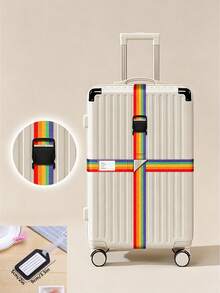Adjustable Travel Luggage Strap,Useful Luggage Binding Strap To Prevent Explosion Bag,Travel Essentials,Cruise Essentials,Mini Essentials,Halloween - Multicolor - View 11