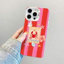 Summer Ocean Marine Life Striped Laser Phone Case For Samsung Galaxy S25 S22 Ultra Plus S21 FE S24 S23 Ultra Plus FE Back Covers - CH-White HYSWTW 4 - 查看 2
