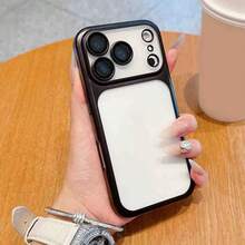 Casing Ponsel TPU Matte Transparan Mewah, Kompatibel dengan iPhone 18 Pro Max 18 Pro 17 Pro Max Air 16 15 14 13 12 11 Pro Max Plus, Transparan dengan Perlindungan Kamera, Casing Ponsel 18 Promax, Tepi Lembut Tahan Guncangan, Casing Pelindung Unisex - Hitam - View 9