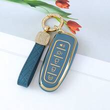 Carrying A Delicate And Cute Keychain And A Soft TPU Keycap With 5 Buttons, Suitable For Ford For Edge For Focus For Flex For Explorer For Taurus For MKS For MKT For MKX Exquisite High-End Keybag Suitable For Girls - KY23 - View 15