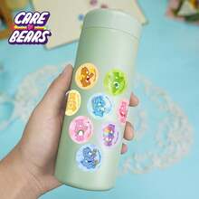 CARE BEARS 500pcs/Roll Cute Cartoon Bear Pattern Sticker Set, Suitable For DIY Scrapbook, Photo Album, Reward Stickers, Guitar, Phone, Computer, Skateboard, Luggage, Etc., Multiple Colors Available, Suitable For Teenagers And Adults Birthday, Graduation Gifts - Multicolor - View 3