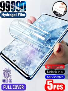 5Pcs HD Hydrogel Soft Film Compatible With Honor 90 100 200 Pro Lite 500 600 Magic 5/6/7/8 X5C X6B X9A X9B X9C X9D Explosion Proof And Scratch Resistant Mobile Phone Screen Protector Film Non Glass - HD - View 36