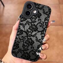 1pc Anti-Drop TPU Lace Soft Shell Precise Hole Position Phone Case Protective Cover, Suitable For Apple 7P/8Plus/16/16PLUS/16PRO/16PROMAX, Slight Color Difference May Occur Due To Lighting During Shooting - Multicolor - View 3