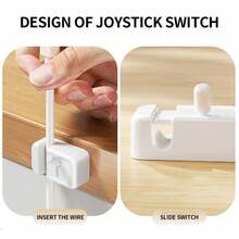 1/3/6pcs Desktop Cable Clips, Suitable For Organizing Data Cables/Earphone Cables/Charging Cables, Bedside Cable Organizer, Built-In Switch Phone Charging Cable Manager, 50 Pages/Book, 4pcs Set, Fun Notebook - View 7