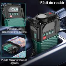 Master 4-In-1 12V 10A 120W Car Battery Jump Starter - Green Black - View 8