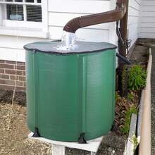 200L Portable Garden Rainwater Tank With Tap – Outdoor Rain Harvesting System Featuring Built-In Filter Net & Overflow Outlet For Easy Water Collection And Storage - 200L - View 6