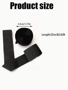 Black Crepe Paper, Thickened Handmade Crepe Paper Ribbon, Suitable For DIY Floral Arrangement, "Trick Or Treat" Gift Bags, Halloween Party Decoration, Wedding And Birthday Backdrop, And Packaging Material - Multicolor - View 7