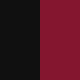 Black/Wine Red
