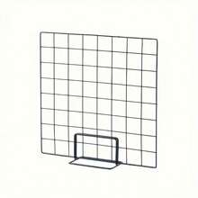 1pc Metal Mesh Vertical Display Stand, Premium Texture, Desktop Placement, Jewelry Display, Photo Storage, Office Soft Decor, Home Decoration, Party Aesthetic Backdrop Organizer - View 4