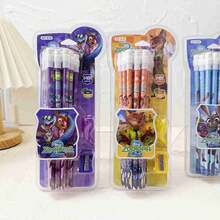 1set 2026 New Fox Rabbit High Beauty Pencil, High Beauty Pencil. Suitable For Daily Learning And Classroom Notes. Solid And Durable Workmanship, Essential For The New School Season.Random Style - Multicolor - View 8