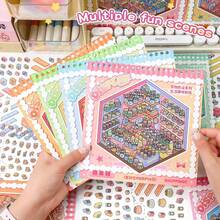 1 buah Buku Koleksi Adegan, Cocok untuk Dekorasi Stiker Adegan Dekoratif, Rumah Kartun Supermarket Kecil, Buku Adegan Stiker 3D, Stiker Adegan Mini 3D DIY, Stiker Jurnal Buatan Tangan, Stiker Rumah Perekat Kreatif, Stiker Dekoratif Kartun, Penghilang Stres, Relaksasi. Buku Koleksi Stiker Organizer Rak Buku 3D yang Menarik, Hadiah Liburan - Satu-Ukuran - View 4