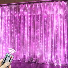 USB 6M-3M Remote Control LED Curtain String Lights For Wedding Party Holiday Christmas Decoration - USB Curtain Light - View 17