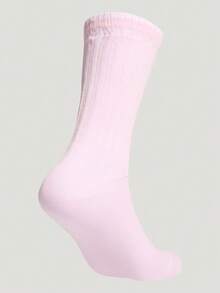 Adidas 女款 W 系列舒適柔軟中筒襪 (1雙) KR5149 - 淺粉色 - 查看 2