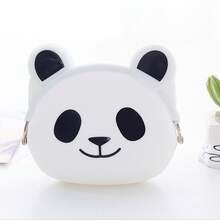 Cute Cartoon Animal Coin Purse With Snap Closure;Silicone Pouch Suitable For Storing Coins,Cables,And Earbuds,Purse Essentials Items,Halloween,Wallet - Multicolor - View 20