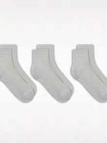 NIKE Everyday Elevated 速乾運動襪 (3雙裝) IH8607-904 - 淺灰色 - 查看 3