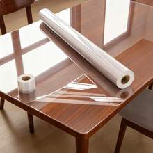 1pc Self-Adhesive Transparent Wall Protective Film, Kitchen Anti-Oil Sticker - Clear - View 4