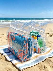 EA Swimming Bag: Wet And Dry Items Separate Storage Bag, Suitable For Beach Or Pool Travel, Swimsuit Storage Bag, Zipper Closure Design, Lightweight And Convenient, Suitable For Storing Swimsuits, Towels And Travel Essentials, Perfect For Beach, Pool, Gym And Vacation Occasions - Multicolor - View 7