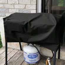 1pc Outdoor Gas Stove Cover, Camping Stove Cover, Dustproof, Waterproof, Sun Protection Cover - View 8