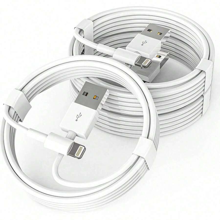 1/3/5PCS USB To Lightning Charging Cable Compatible With IPhone Charger Cord Compatible With IPhone 17 16 15 14 13 12 11 Pro Max XR XS X 8 7 6 Plus SE Compatible With And More