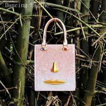 Dancing Engine Purses And Handbag Luxury Designer Rhinestone Shoulder Bags Woman's Bag Pu Leather Handbags For Women - Multicolor - View 4