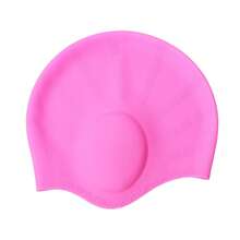 New Ear Protection Swim Cap, Made Of High Elasticity Silicone Material, Covers Both Ears, Reduces Water Entry, Multiple Colors Available, Unisex, Comes With Ear Plugs And Nose Clip - Multicolor - View 12