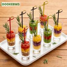 75/150/300pcs Disposable Fruit Picks (3 Colors Combination), Creative Cocktail Decoration Picks & Appetizer Toothpicks, Mini BBQ Food Skewers, Suitable For Weddings, Parties, Picnics, Afternoon Tea Cold Platters And Home Gatherings - Multicolor - View 6